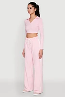 Womens Daisy Mineral Wash Varsity Stripe Crop Top, M