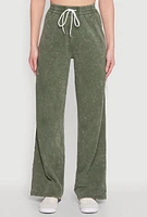 Womens Daisy Mineral Wash Varsity Stripe Sweatpants,