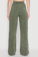 Womens Daisy Mineral Wash Varsity Stripe Sweatpants,