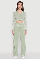 Womens Daisy Mineral Wash Varsity Stripe Sweatpants,