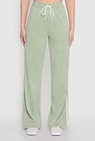 Womens Daisy Mineral Wash Varsity Stripe Sweatpants,