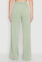 Womens Daisy Mineral Wash Varsity Stripe Sweatpants,