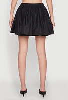 Womens Haute Monde Pleated Skirt, Black, Size L