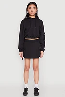 Womens Iris Fleece Cargo Skort, S