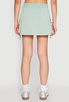 Womens Iris Fleece Cargo Skort, Green, Size M