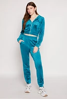 Womens Iris Pull On Velour Joggers,