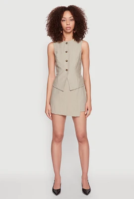 Womens Pinstripe Skort,