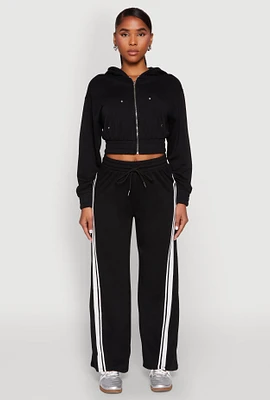 Womens Iris Side Striped Sweatpants,