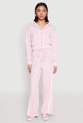 Womens Iris Side Striped Sweatpants,