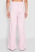 Womens Iris Side Striped Sweatpants, Pink, Size L