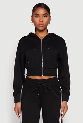 Womens Iris Zip Front Hoodie,