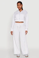 Womens Iris Zip Front Hoodie,