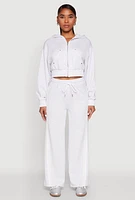 Womens Iris Zip Front Hoodie,