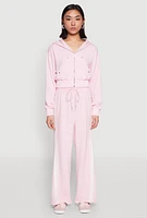 Womens Iris Zip Front Hoodie,