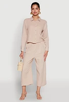 Womens Iris Gauze Knit Shirt,