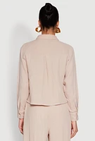 Womens Iris Gauze Knit Shirt,