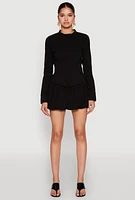 Womens Iris Double Zip Front Blouse,