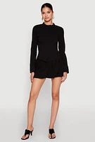 Womens Iris Double Zip Front Blouse,