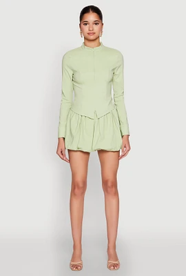 Womens Iris Bubble Mini Skirt,