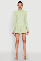 Womens Iris Bubble Mini Skirt,