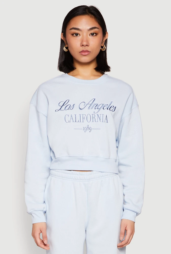 Womens Destination Graphic Sweatshirt,