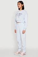 Womens Destination Graphic Sweatshirt,