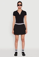 Womens Short Sleeve Polo Tee, XL