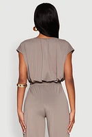 Womens Dolman Sleeve Crop Top,