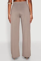 Womens High Waist Wide Leg Pants,