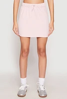 Womens Almost Famous Fleece Mini Skirt, Pink, Size S