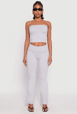 Womens Almost Famous Fold Over Waist Pants,