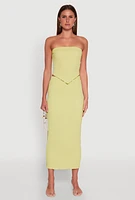 Womens Almost Famous Textured Knit Maxi Skirt,