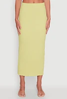Womens Almost Famous Textured Knit Maxi Skirt,