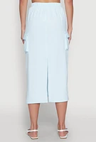 Womens Almost Famous Fleece Cargo Skirt,