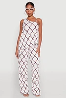 Womens Almost Famous Plisse Asymmetrical Top, White, Size M