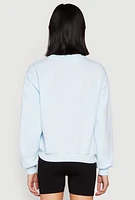 Womens Iris Sweet Cherry Graphic Print Sweatshirt,