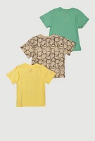 Toddler Boys Just Did It Graphic Tees 3 Pack, Multi, Size 2T