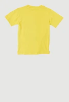 Toddler Boys Graffiti Bear Graphic Tee, Yellow, Size 3T