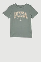 Toddler Boys Puma Original Sportswear Graphic T Shirt, Green, Size 2T