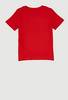 Toddler Boys Puma Graphic Crew Neck Tee, Red, Size 3T