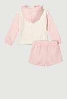 Toddler Girls No More Rules Graphic Sweatshirt and Shorts, Multi, Size 4T