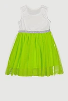 Toddler Girls Rainbow Butterfly Studded Tutu Dress, Multi, Size 3T