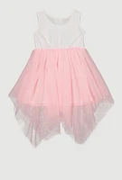 Toddler Girls Crochet Butterfly Tutu Dress, Multi, Size 3T