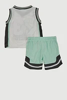 Toddler Boys 23 Legend Basketball Jersey and Shorts with Hat, 2T