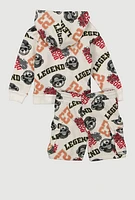 Toddler Boys Legend 23 Printed Hoodie and Sweatshorts, Multi, Size 2T