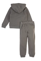 Toddler Boys Boss Graphic Hoodie and Joggers, Grey,