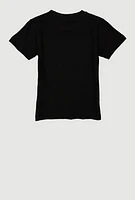 Toddler Boys Fresh Bear Chenille Graphic Top, Black, Size 2T