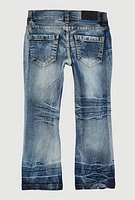 Toddler Boys Patch and Repair Distressed Slim Jeans, Blue, Size 2T