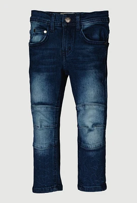 Toddler Boys Stretch Skinny Jeans, Blue, Size 4T