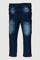 Toddler Boys Stretch Skinny Jeans, Blue, Size 4T